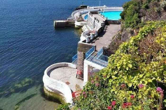 Iconic art deco lido close to Cornwall with bar and stunning views re-opens after £4.5m revamp