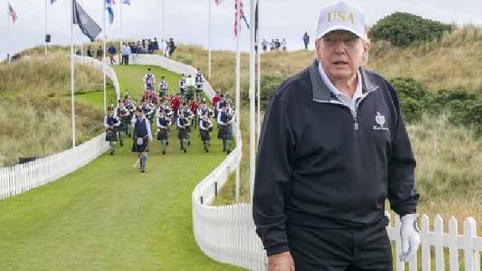 'We love Scotland': Trump calls first minister a 'special guy' as he opens golf course