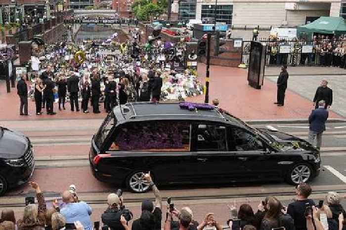 Ozzy Osbourne Funeral Procession Marches To Black Sabbath Bridge