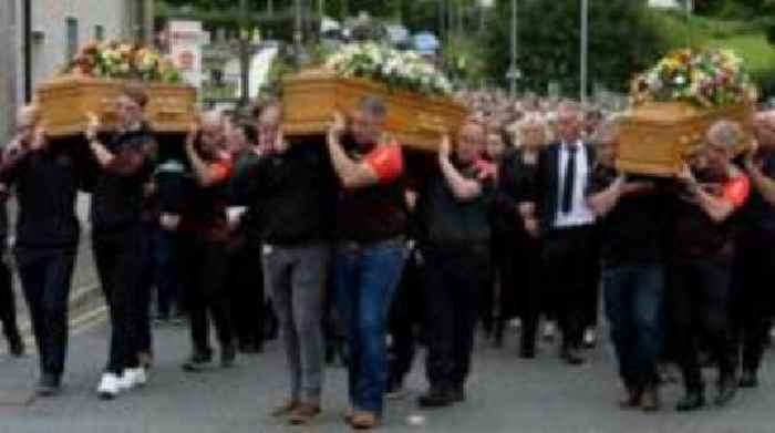 Mother and children were 'taken in an unspeakable way'
