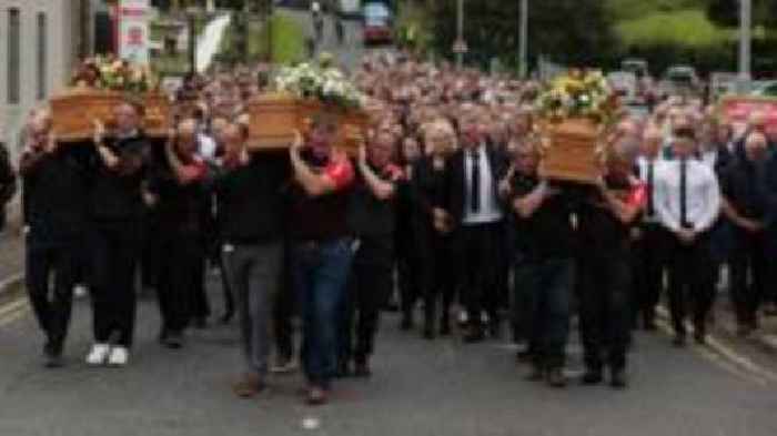 Mother and children were 'taken in an unspeakable way'