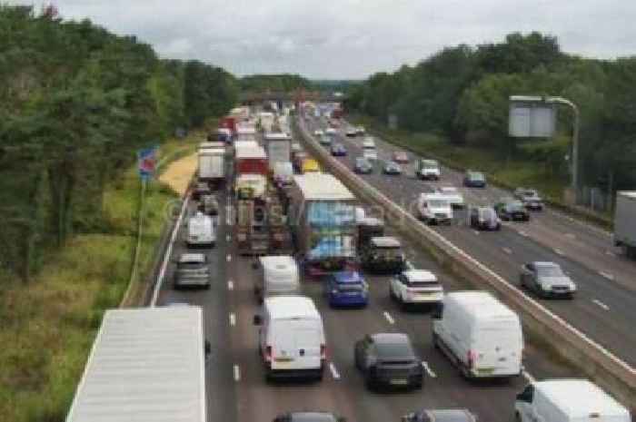 Live Wednesday travel updates as 'traffic problem' on A500 and queues on M6