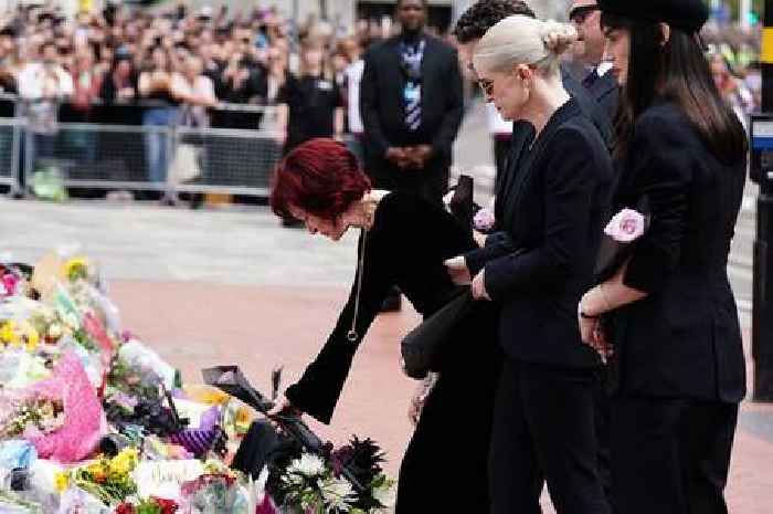 Fans at Ozzy Osbourne's funeral procession 'ease Sharon's pain' with touching gesture