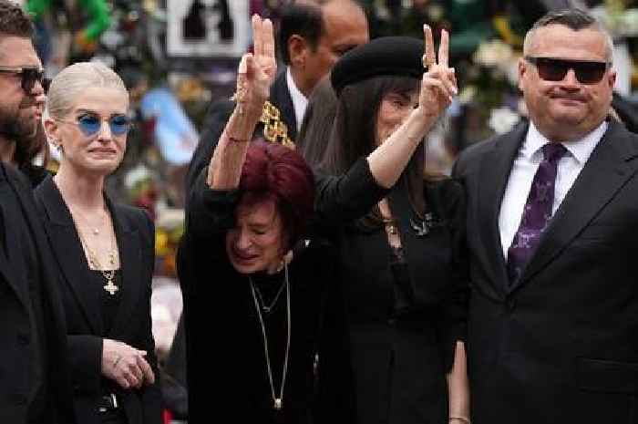 Ozzy Osbourne funeral hidden signs of remembrance at procession