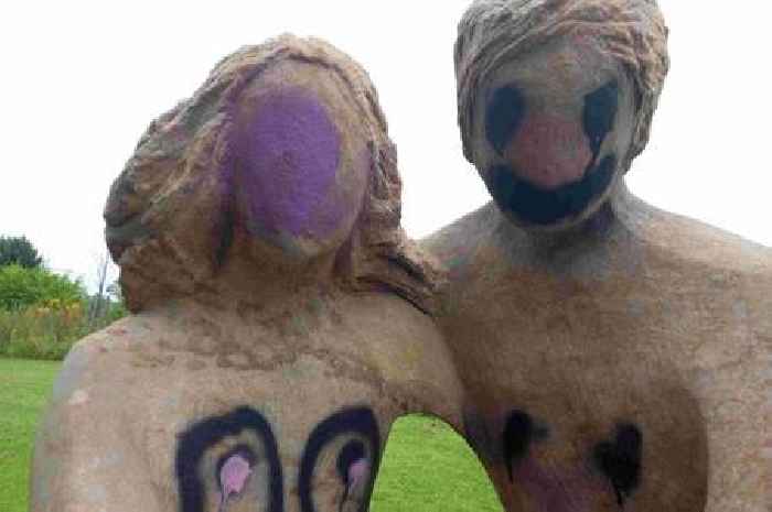 Vandals cause damage to Livingston sculpture for second time this summer