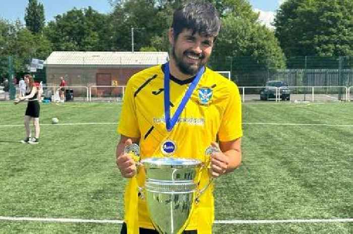 Young dad left in coma after football 'header' clash returns to work