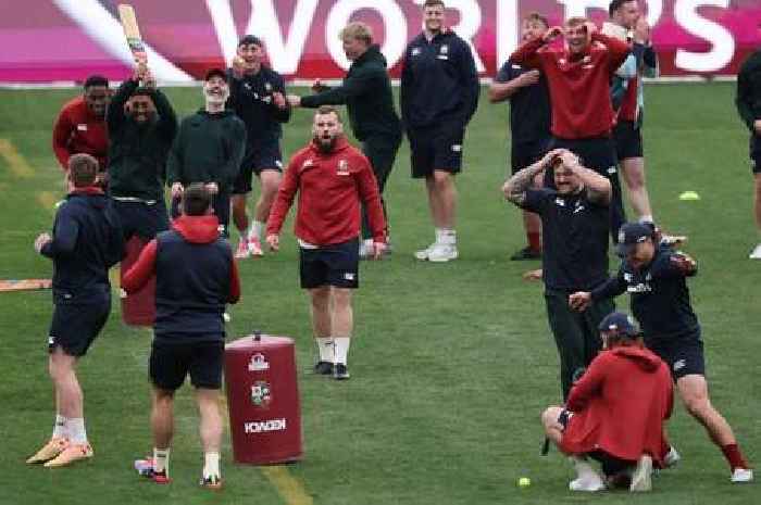 Today's rugby news as pundit loses it with Lions fans and training turns into Squid Game