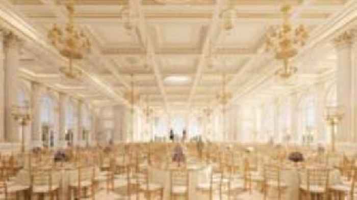 White House unveils plans for new $200m ballroom