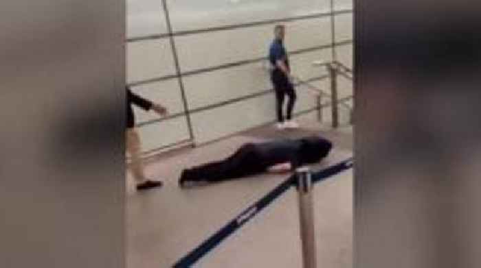 Man injured in Tommy Robinson station probe leaves hospital