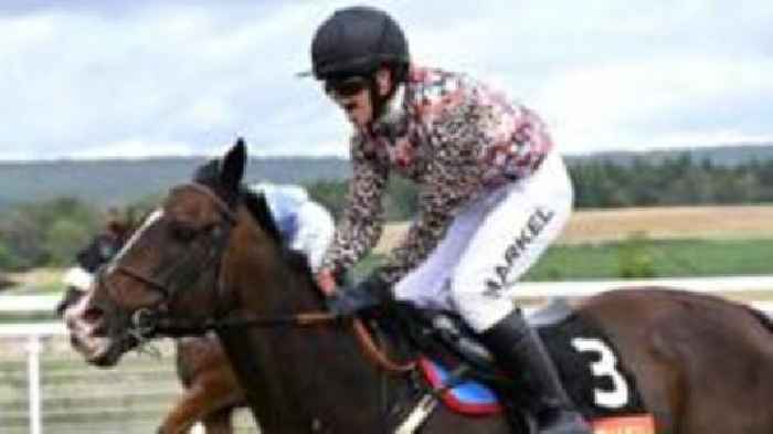 Charity horse race winner celebrates 'best day'