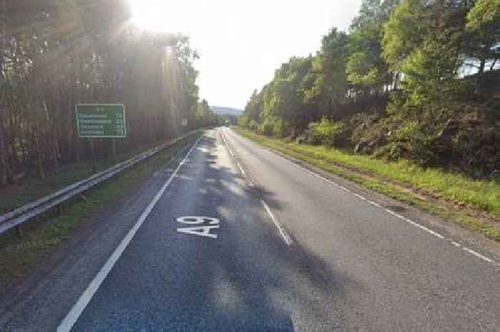 Woman rushed to hospital as police launch appeal following A9 two-vehicle crash
