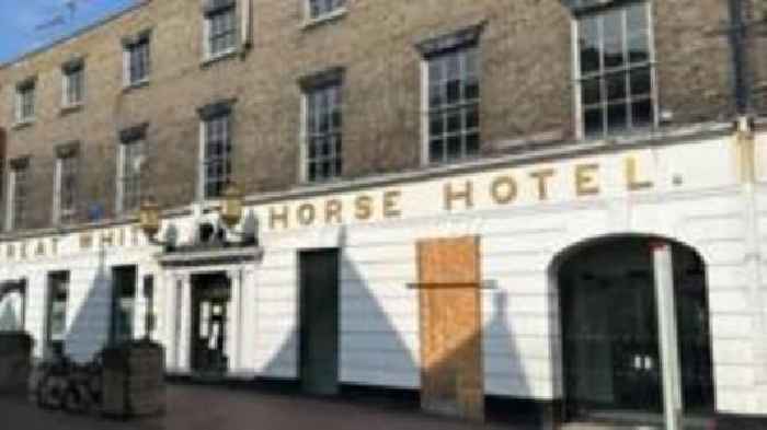 Hotel owner ups security over 'idiot' trespassers