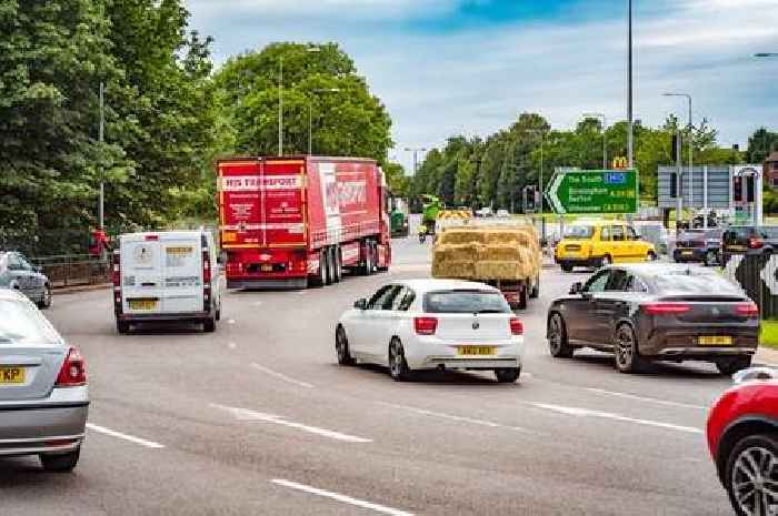 Motorists faced 'long delays' on A38 in Derby near Markeaton Island