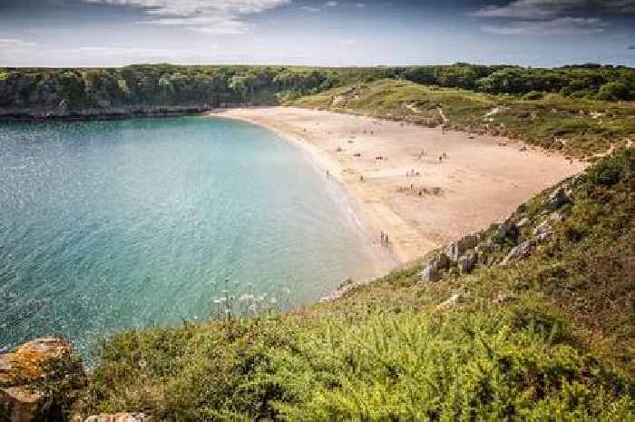 'Caribbean of Wales' with white sand and turquoise waters named UK's best beach