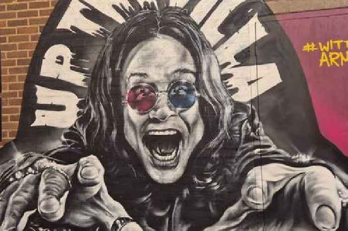 Ozzy Osbourne Aston Villa mural appears in popular Birmingham pub for heartwarming reason