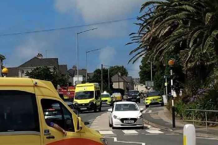 Penzance Police Station evacuated after officer is exposed to mystery substance