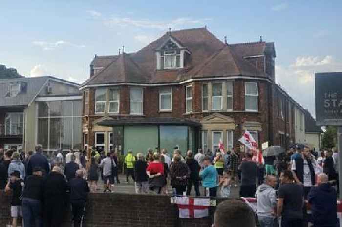 Surrey asylum hotel changes are 'ticking time bomb' say furious protestors
