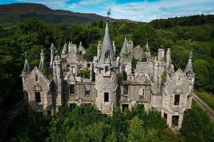 Abandoned Scottish mansion once home of head of Tennent's reclaimed by nature