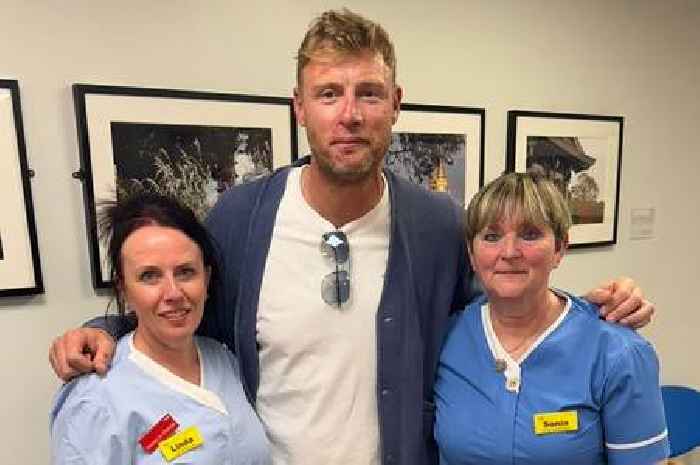 Andrew Flintoff praises 'love' of NHS staff when he was 'lowest I've ever been'