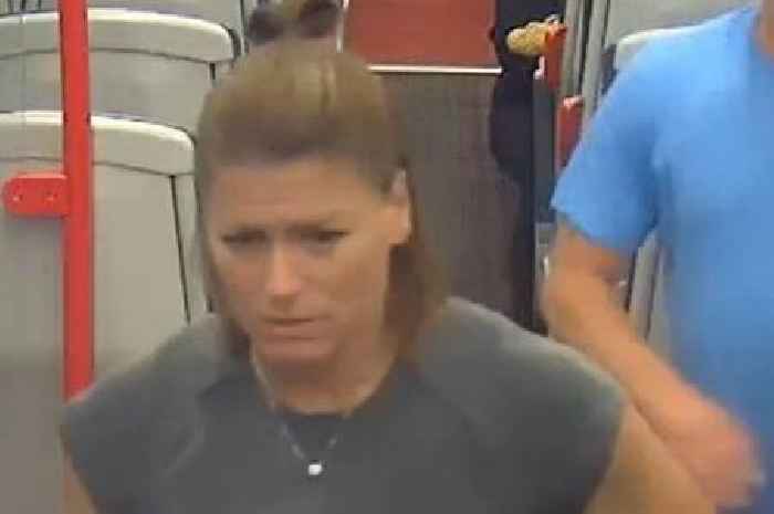 Police want to speak to this person after a woman was punched at a train station
