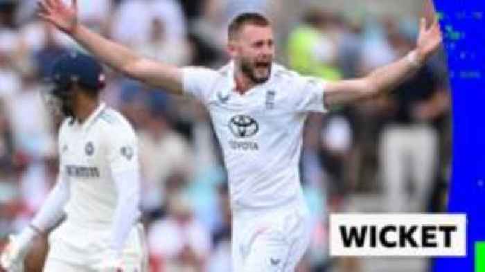 'He's out!' - Atkinson removes Gill with first ball after lunch