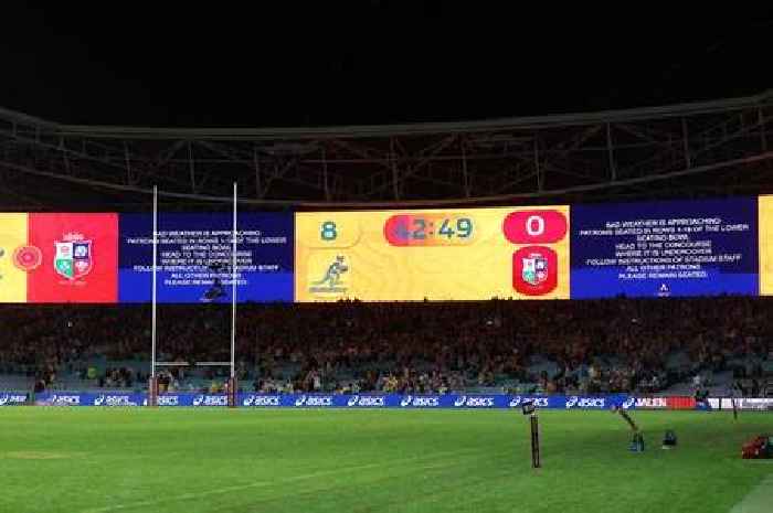 British & Irish Lions final test suspended as fans told to 'urgently move'