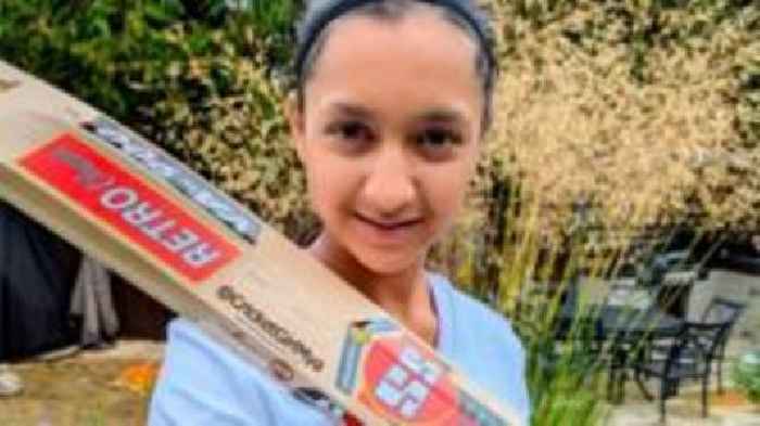 The 12-year-old hoping to inspire female cricketers