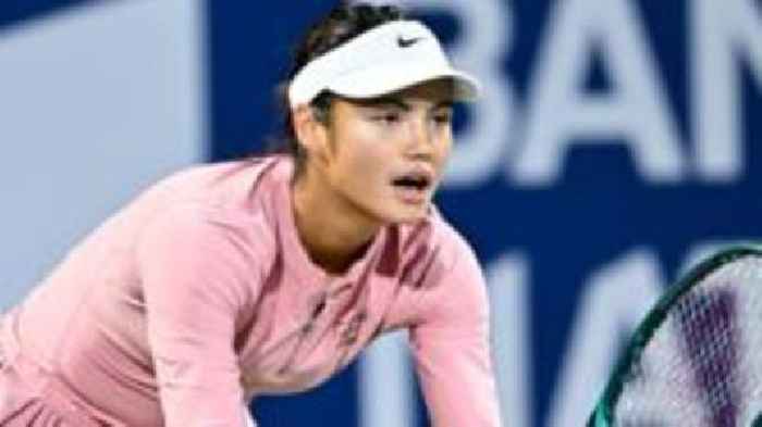 Raducanu beaten by Wimbledon finalist Anisimova