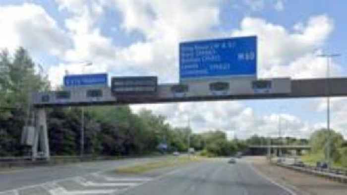 Motorcyclist killed in M60 motorway crash