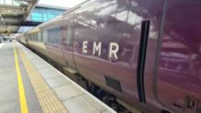 No EMR trains to north west due to bridge works