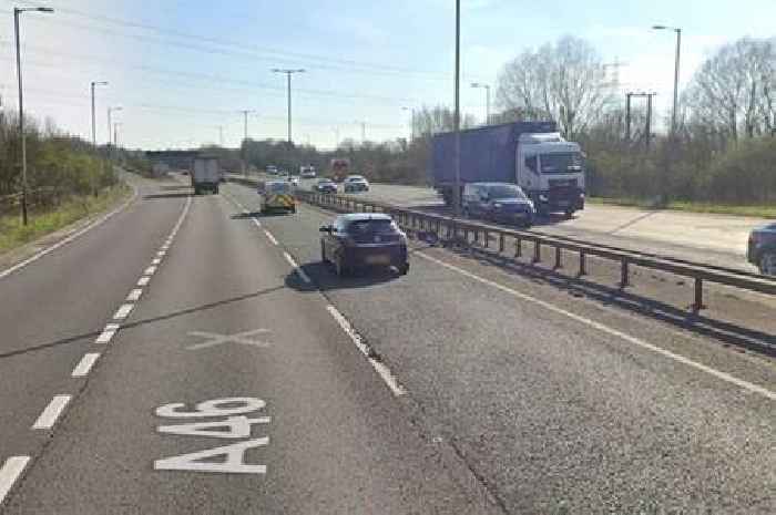 Live A46 updates as crash closes road and causes traffic queues