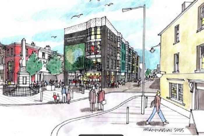 Plans to help regenerate a Welsh town centre have been revealed