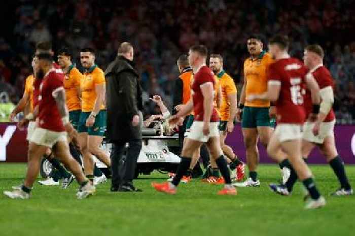 Lions v Australia match suspended as players ordered from field