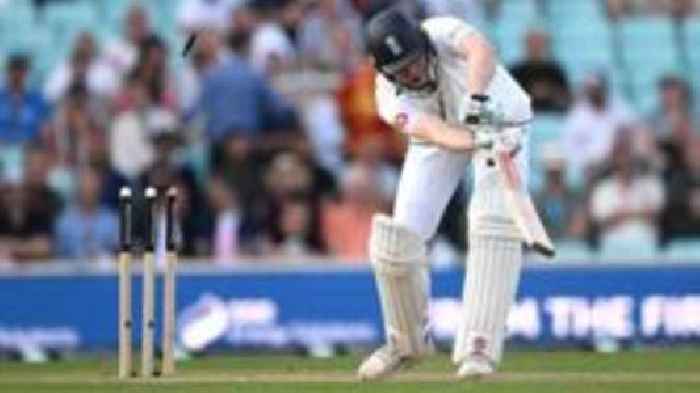 Crawley falls late as India take upper hand