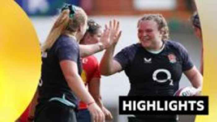 England warm up for World Cup with stunning 15-try win against Spain