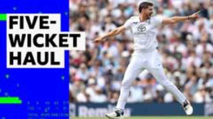Tongue takes five-wicket haul as England begin chase of 374 to win