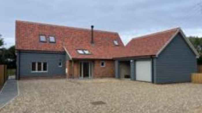 The barn that has been dismantled and moved twice