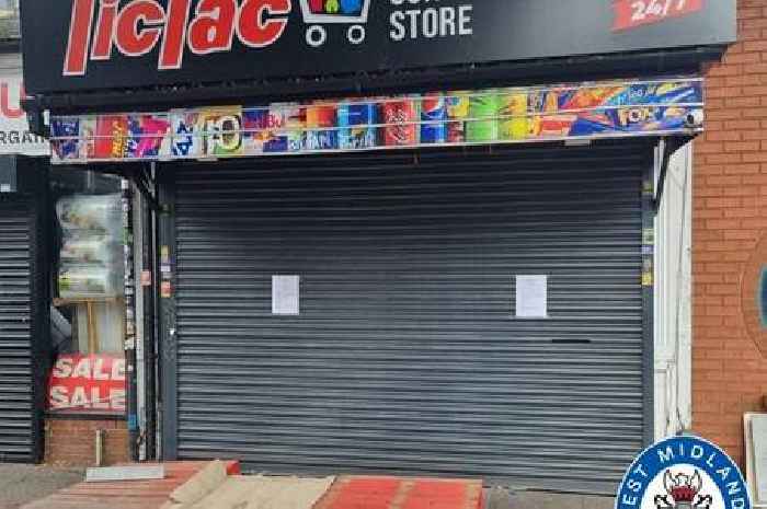 The Birmingham shop ordered to close as police warn of 'prison risk'