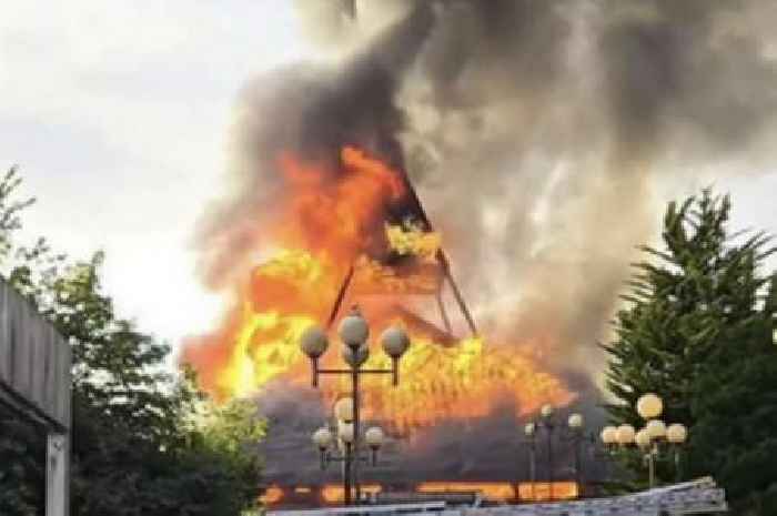 Fire crews battle Cumbernauld church blaze through the night as  probe launched
