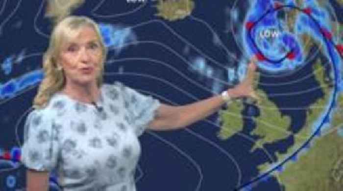 Watch: The latest weather forecast as Storm Floris expected to bring disruption