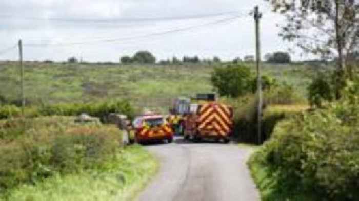 Woman's body discovered after car fire in Omagh