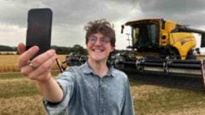 Live from the harvest: the farm social media stars