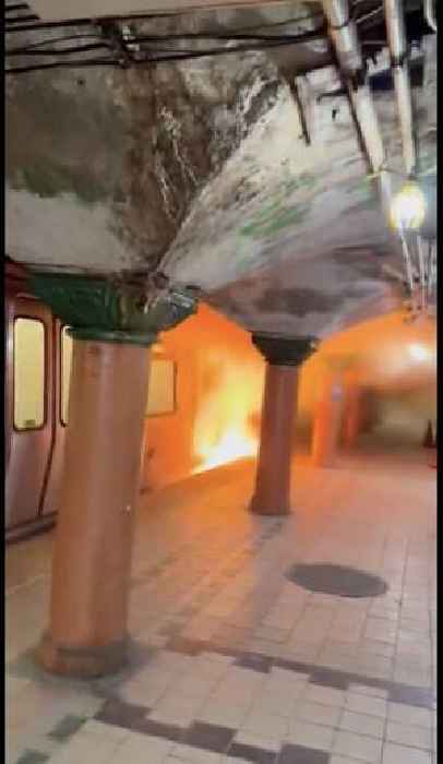 WATCH: Trapped Passengers Panic As Fire Breaks Out On Major NYC-Area Subway