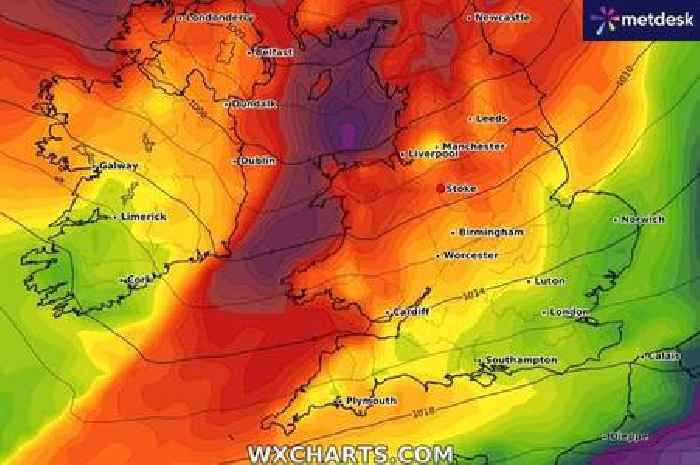 Storm Floris triggers UK amber warning as North Staffordshire set for 47mph winds