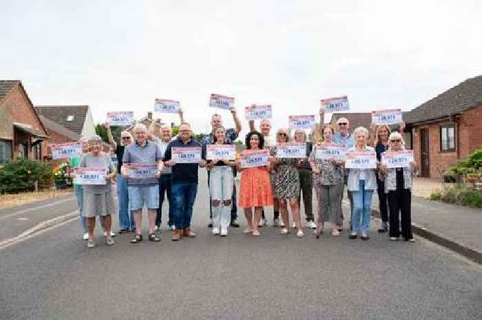 Cambridgeshire street celebrates £1 million Postcode Lottery win