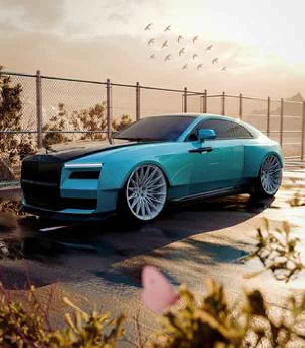 Rolls-Royce Black Badge Spectre Gets Digitally Cooler With Larger Wheels & Fancy Body Kit 