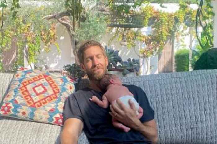 Calvin Harris divides fans after sharing graphic placenta snaps following son's birth