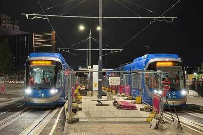 New trams to Birmingham City's huge Sports Quarter on tracks for the first time