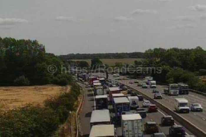 Live M6 updates as smash brings motorway and A500 to a stand-still