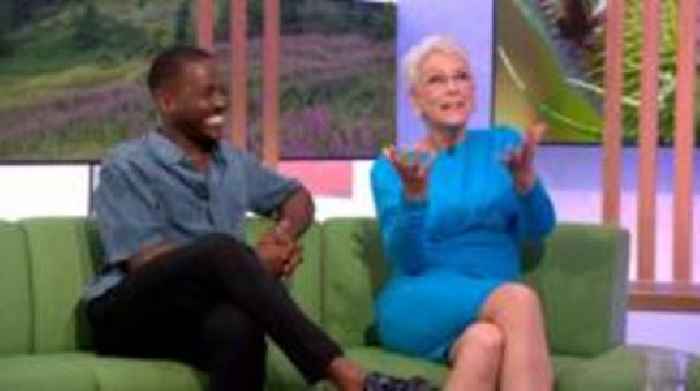 Ncuti Gatwa and Jamie Lee Curtis on Freaky Friday's iconic line